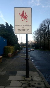 London_Borough_of_Enfield_street_sign