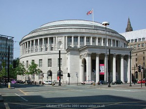 image of central library, manchester city centre